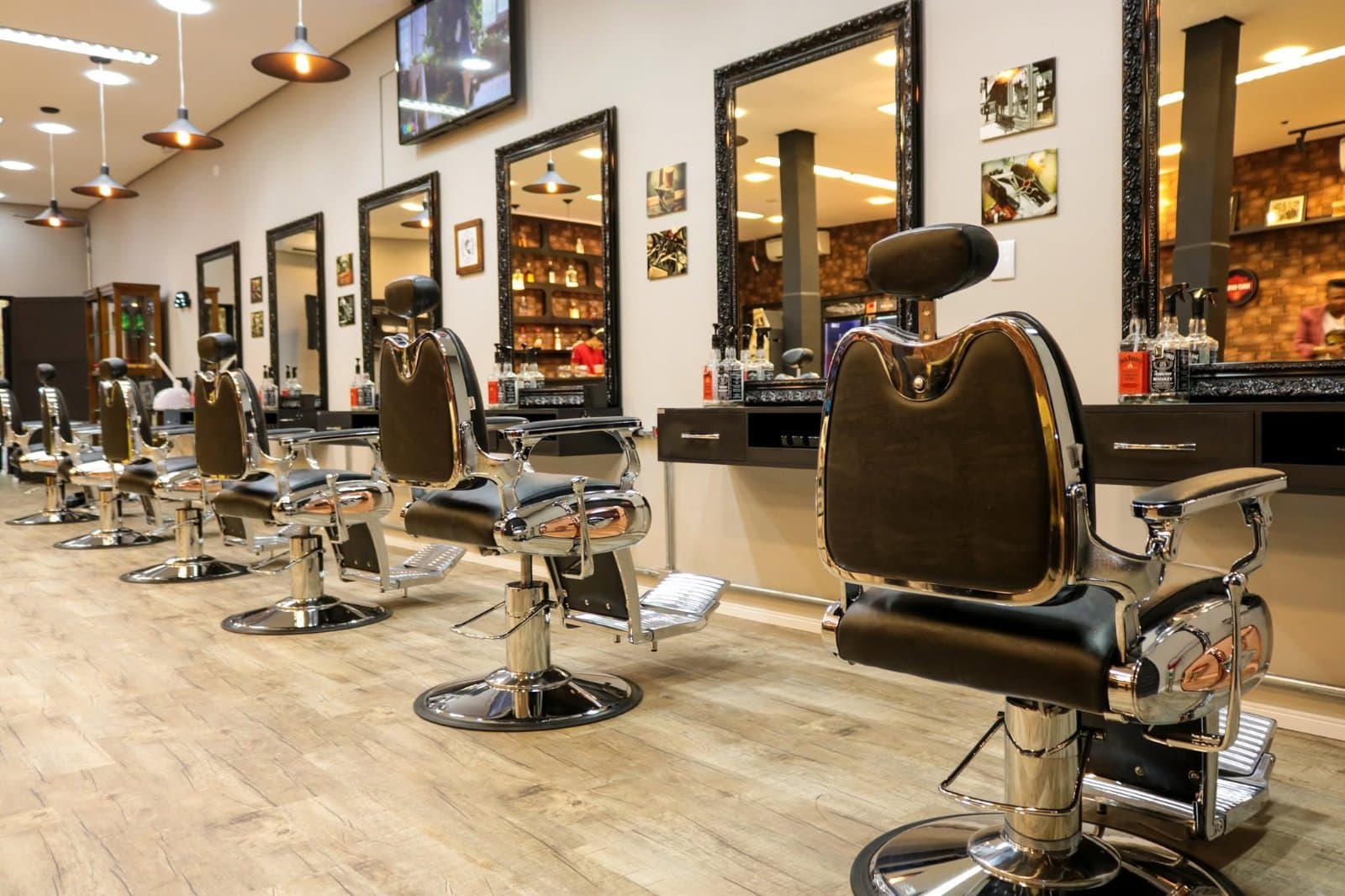 Ambiente da Barbearia Imperial